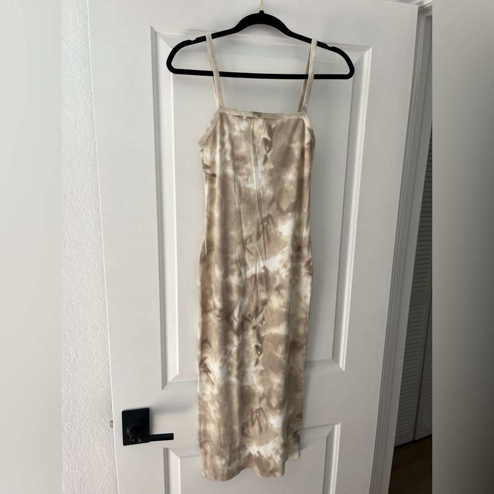 Zara abstract midi dress size medium